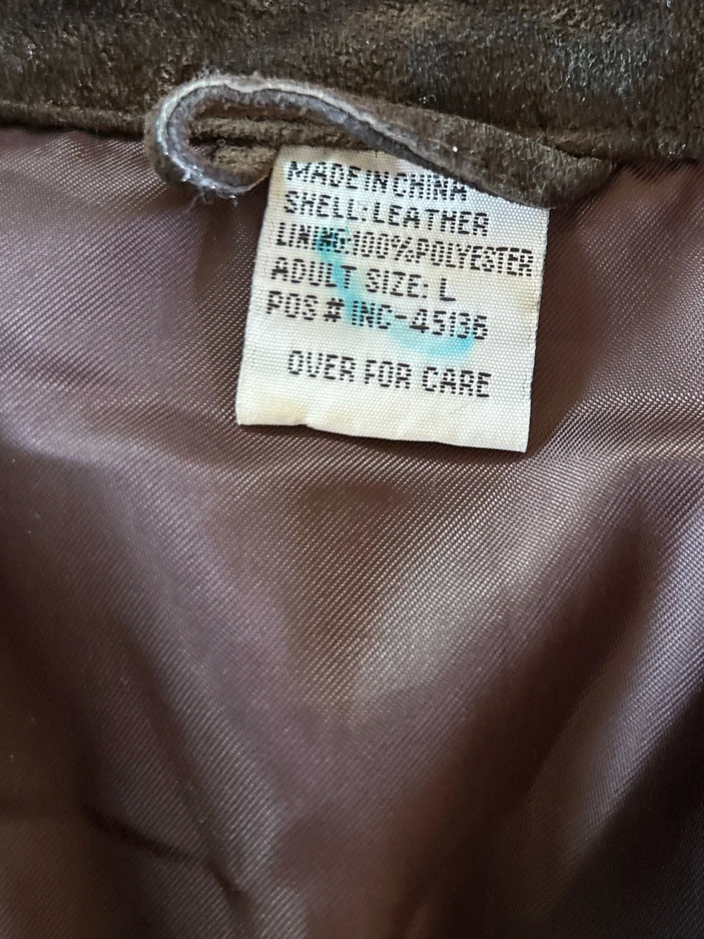 Men's Dark Brown Suede Button-Up Jacket - Picture 3 of 3